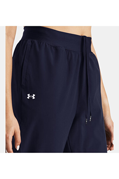 Under Armour 1382727 -410 UA Rival női magas emelkedésű sötétkék szőtt nadrág