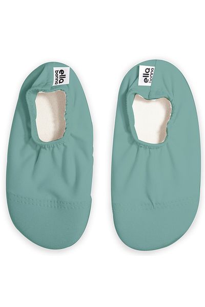 Ella Bonna Non-Slip Sole, Unisex Baby, Children's Sea Shoes, Pool Booties, Glass Green