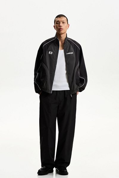 Bershka Technical trousers with sporty trim