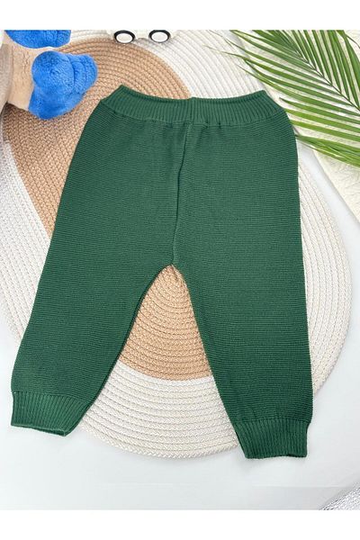 KURGAN TEKSTİL Baby Elastic Waist Knitwear Pants Knitwear Leggings