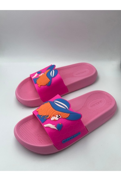 GEZER Kaydırmaz Deniz Plaj Havuz Banyo Bahçe Kız Çocuk Terlik