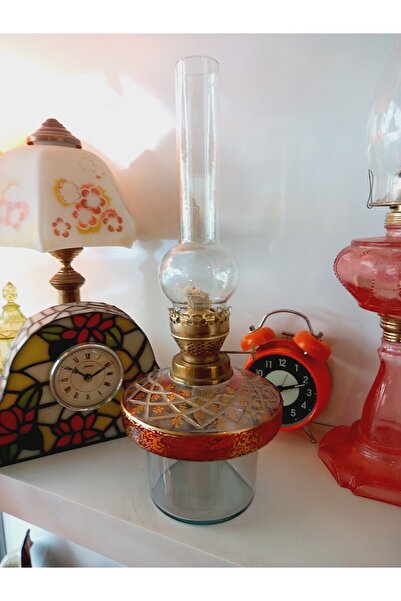 SUPERSTOK Gaz Lambası Retro  Vintage Model Özel Tasarım Dekoratif Gaz Lambası