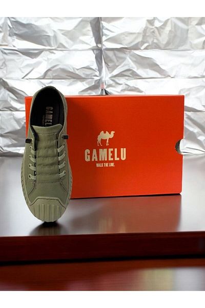 GAMELU Pantofi sport de zi cu zi VIGOR KHAKI FILET