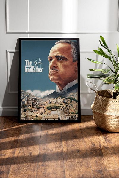 Saturn Pictură înrămată The Godfather - Pictură poster film The Godfather