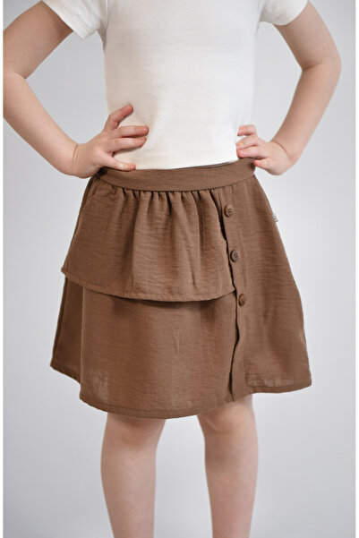 I.ZOYA Modal Linen Oversize Skirt 2 Years - 8 Years