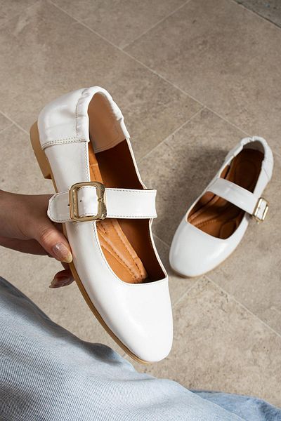 BeBeQ Store Sammy Beayz Shiny Buckle Flat Γυναικεία Παπούτσια Μπαλαρίνες