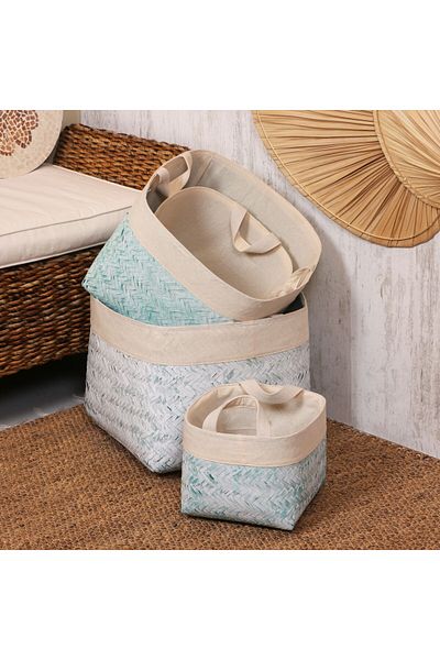 Mylamp Coș L din bambus natural Humi 36x36x28 cm