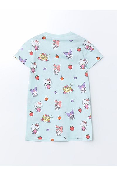 LC Waikiki Cămașă de noapte pentru fetiță cu imprimeu Hello Kitty, sezon nou - S5CG86Z4