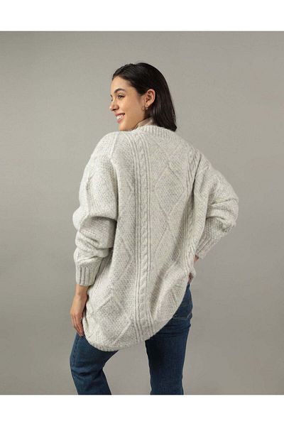 AMERICAN EAGLE AE Oversized Cable Knit Sweater Dress