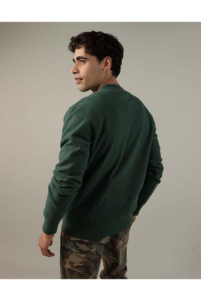 AMERICAN EAGLE Ae Super Soft Icon Graphic Crew