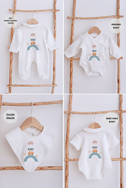 Lilabio Bebe Yaka İsme Özel Delux 12li Hastane Çıkışı Araba