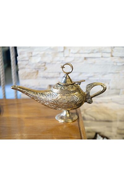 Bakır Concept ALAADDİN SİHİRLİ LAMBA PİRİNÇ GOLD RENK