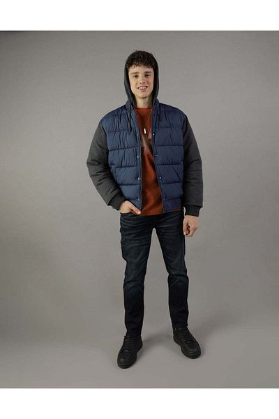 AMERICAN EAGLE سترة AE Bomber منفوخة