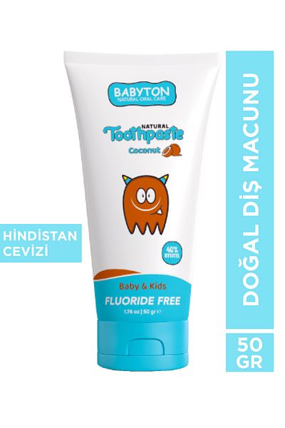BABYTON Natural Coconut Flavored Toothpaste