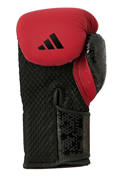 adidas ADIC50TG Combat 50 Boks Eldiveni Kırmızı Mat Deri Kick Boks Eldiveni