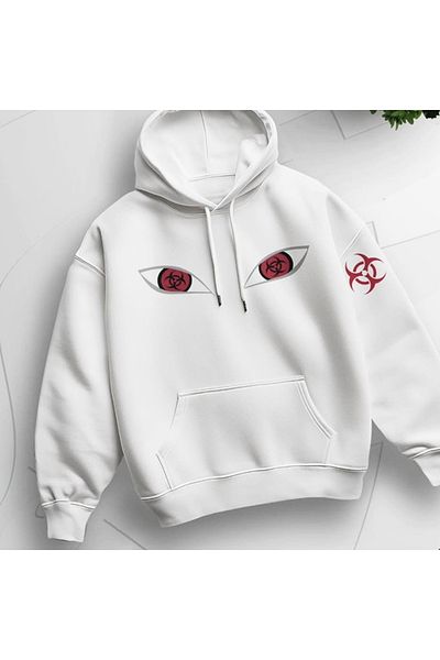 POPULUS Anime Naruto Shippuden Eyes Sweatshirt