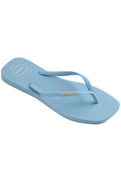 Havaianas Square Logo Pop up Blue Women's Slippers