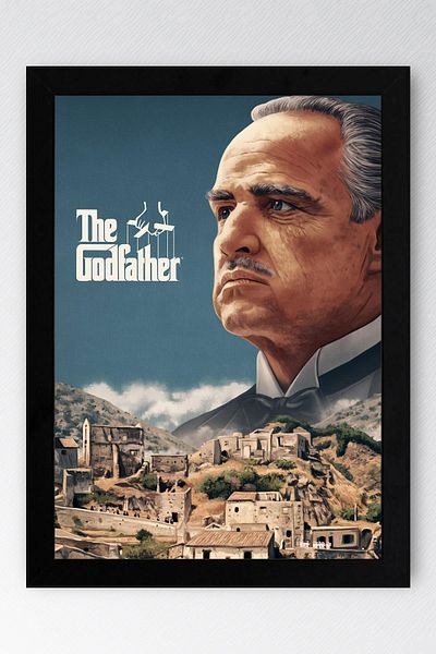 Saturn Pictură înrămată The Godfather - Pictură poster film The Godfather