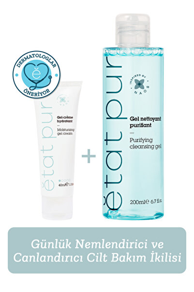 Etat Pur Günlük Nemlendirici & Canlandırıcı Cilt Bakım İkilisi