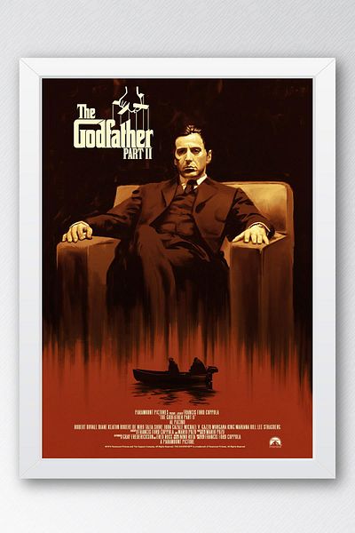 Saturn Επιτραπέζιο Πίνακας με κορνίζα The Godfather - Πίνακας αφίσας ταινίας The Godfather