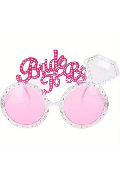 Store Bride to Be Written Pink Stone Bachelorette Party Glasses