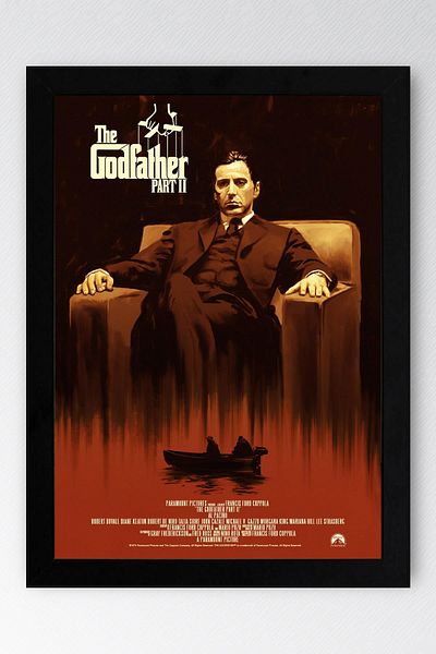 Saturn Pictură înrămată The Godfather - Pictură poster film The Godfather