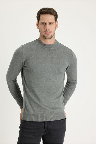 Kiğılı Bato Collar Regular Fit Cotton Knitwear Sweater