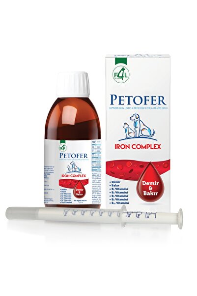 FOR FOUR LEGS Petofer Kedi Ve Köpeklerde Demir Eksikliği, Kansızlık, Büyüme V...