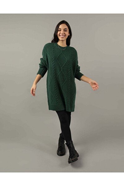 AMERICAN EAGLE AE Oversized Cable Knit Sweater Dress