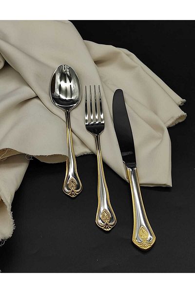 BRONDOFF Athena Gold Plated 90 Prc Çkb Set