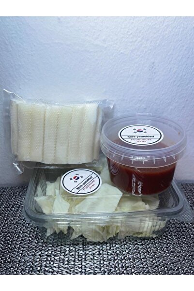 İmo koreyemekleri İmo Kore Yemekleri Tteokbokki Kore Pirinç Keki Seti