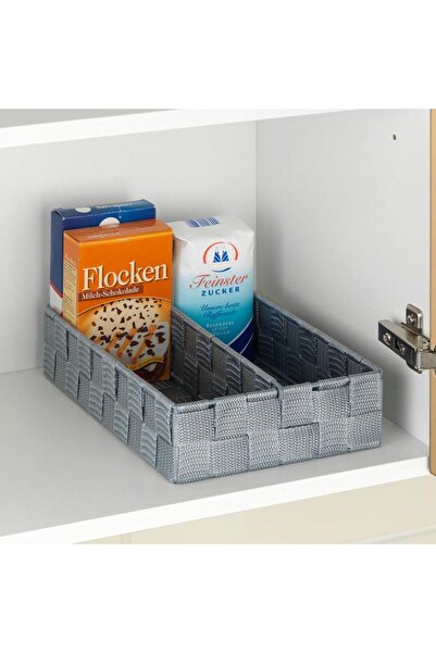 Wenko Jewelry, Makeup, Organizer, 2 Compartment Organizer Gray, 26 X 6 X 18 cm