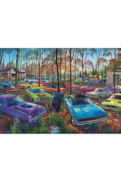 Art Puzzle Car Cemetery 1000 Piece Puzzle