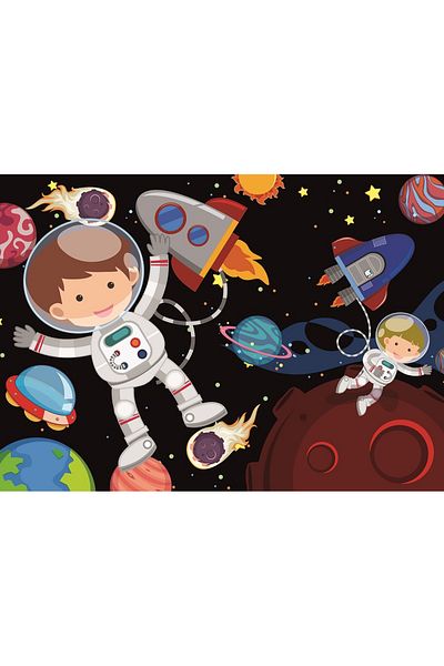 Art Puzzle Space 2-Piece 35 60 Piece Puzzle