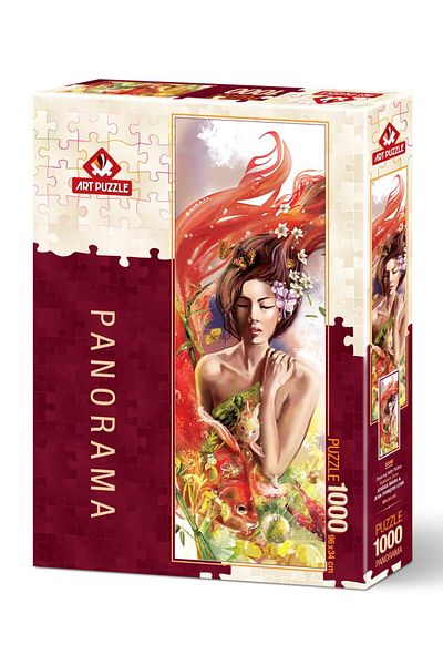 Art Puzzle Dancing with Fish 1000 Pieces Panorama Puz