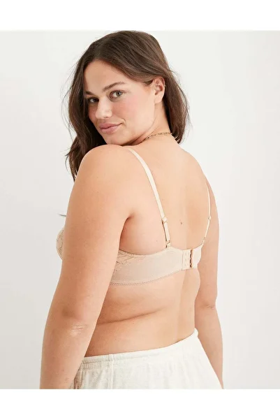 AMERICAN EAGLE حمالة صدر Aerie Real Power Poppy Lace غير مبطنة