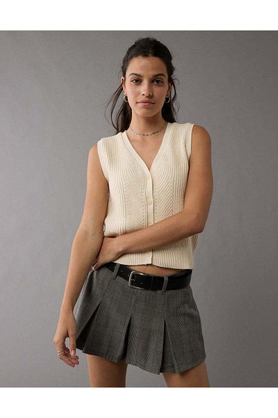 AMERICAN EAGLE AE Button-Up Sweater Vest