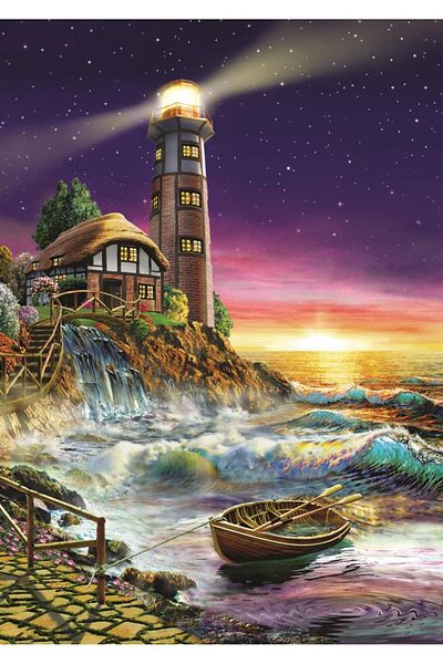 Art Puzzle 4210 Art Puzzle - Sunset from Lighthouse 500 Pieces FABBATOYS