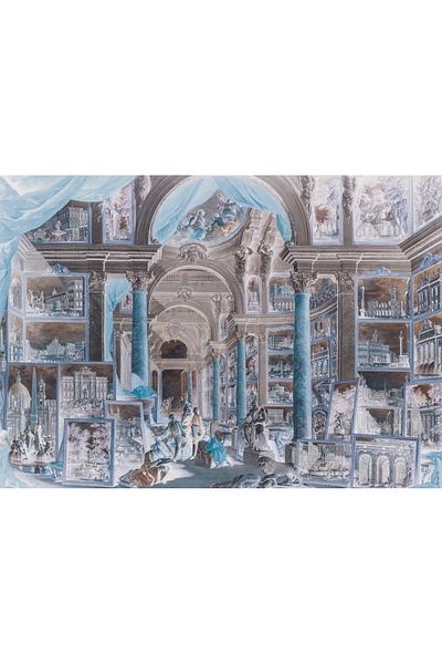 Art Puzzle Modern Roman View Picture Gallery, (1757) 2000 Piece Puzzle