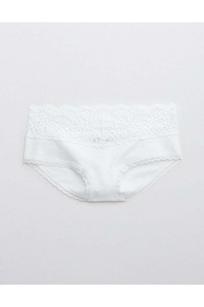 AMERICAN EAGLE Aerie Cotton Eyelash Lace Boybrief Underwear