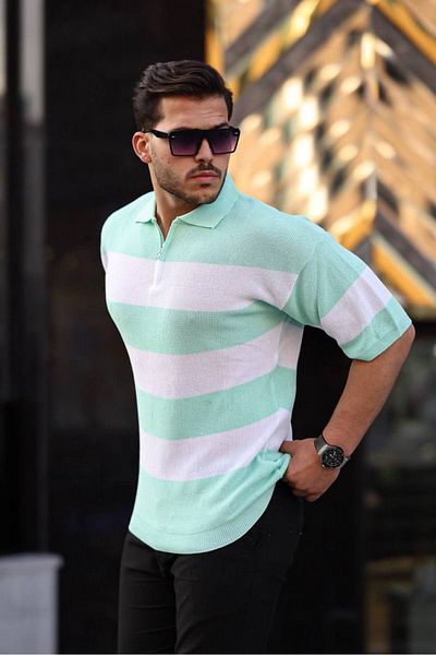 CAN Fragmented Half Zipper Thessaloniki Oversize T-Shirt