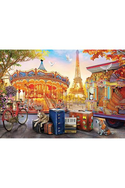 Art Puzzle Amusement Park, Paris 2000 Piece Puzzle
