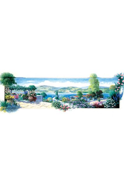Art Puzzle Garden Terrace 1000 Piece Panorama Puzzle