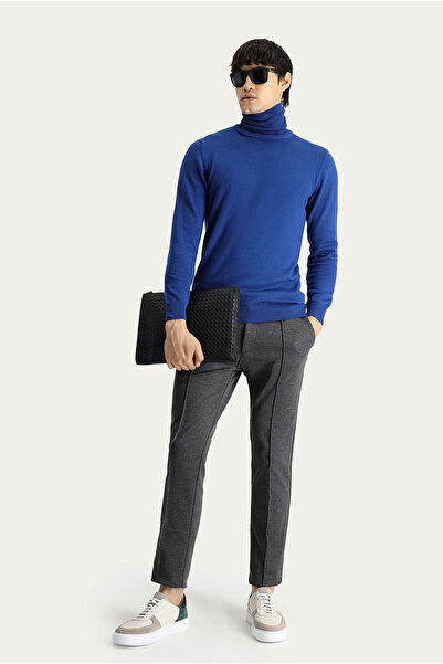 Kiğılı Πλεκτό πουλόβερ από βαμβακερό ζιβάγκο με κανονική εφαρμογή