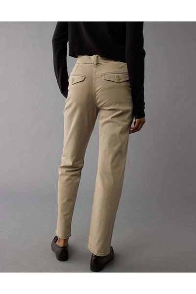 AMERICAN EAGLE Ae Stretch Super High-waisted Straight Trouser