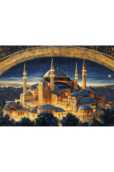 Art Puzzle Hagia Sophia 1000 Piece Puzzle