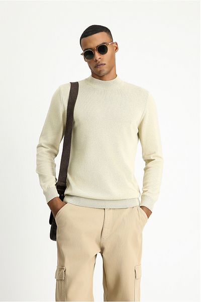 Kiğılı Half Turtleneck Regular Fit Cotton Sweater