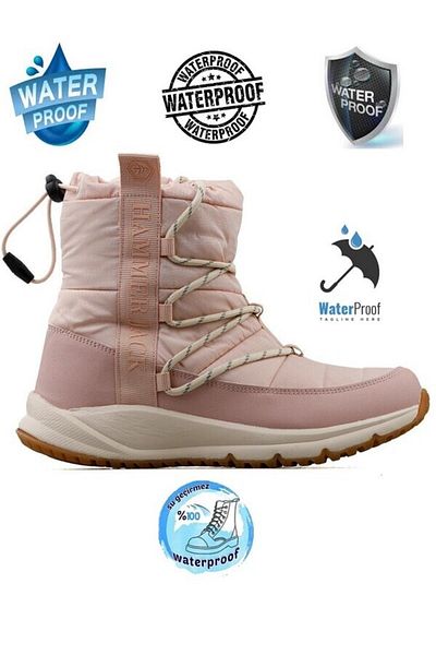Famele's H Jack Γυναικείες μπότες με ζεστή φλις επένδυση αδιάβροχες καθημερινές