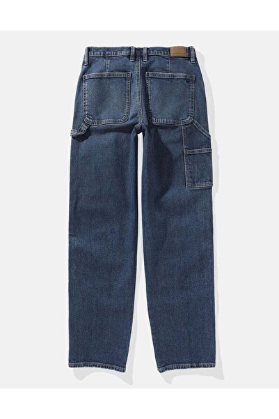 AMERICAN EAGLE AE Strigid Super High-Waisted Baggy Straight Cargo Jean