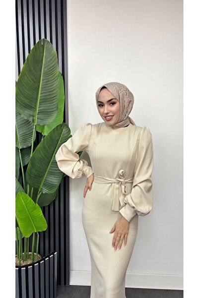 moda zeynaa Balık model dabıl krep tesettür abiye